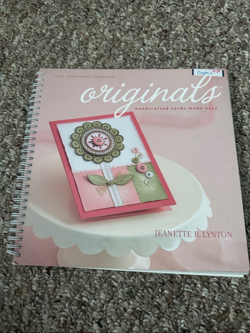 Originals Handcrafted Cards Book - Pink Spiral-Bound Craft Guide